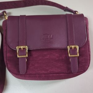 Herschel, Orion Retreat Mini Crossbody Bag. Burgundy / Eggplant Color
